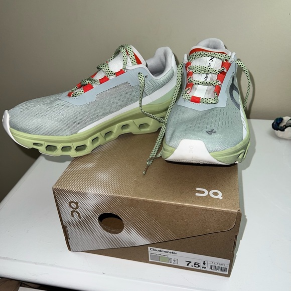 On Running Shoes Cloud Monster Green 75w Poshmark